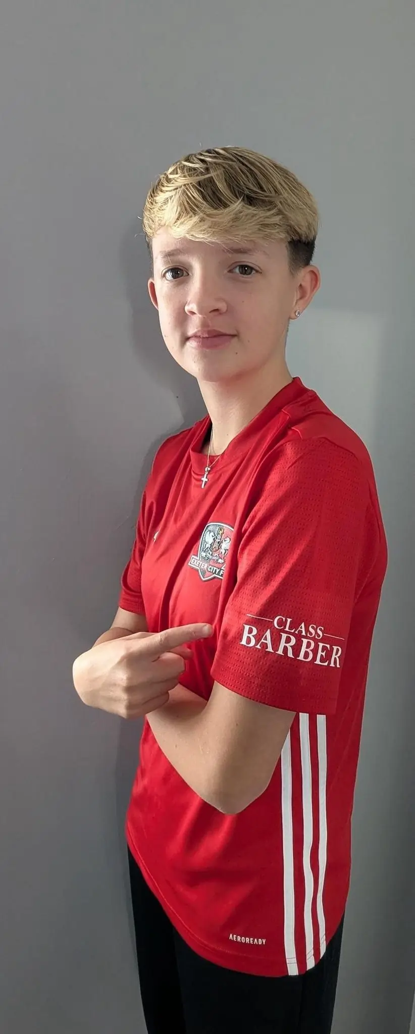 Class barber football shirt sponsorship